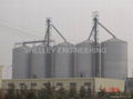 Grain storage steel silo