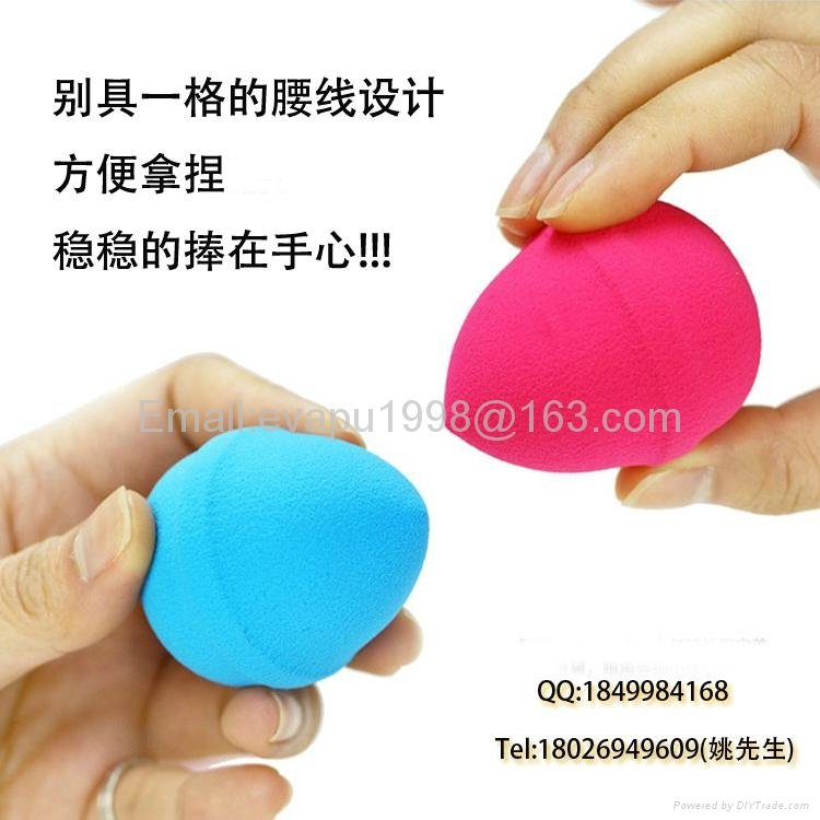 New arrival Water droplets puff make up Sponge Non-Latex Puff 2