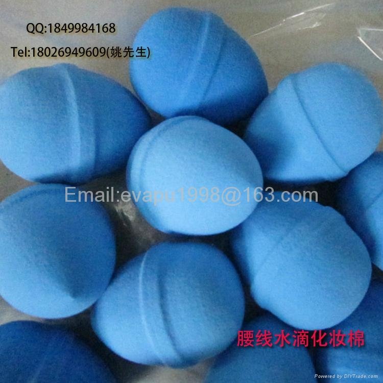 New arrival Water droplets puff make up Sponge Non-Latex Puff 5