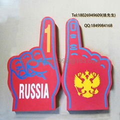 Wholesale EVA Hand Entertainment foam finger EVA hand products for team sports