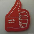 European and American fans use Foam Finger one finger big EVA hand 5