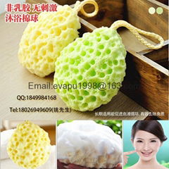 Makeup cleansing cotton corneous cleansing wash green tea honeycomb bath cotton