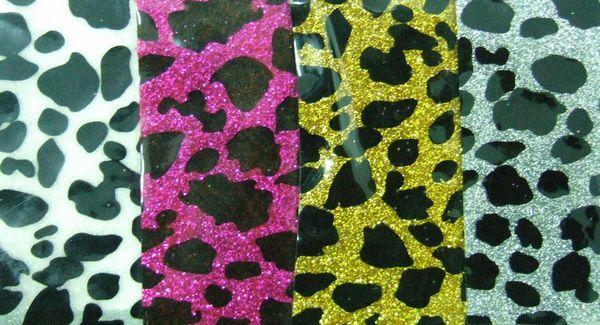 PVC glitter leather