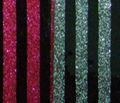 pvc glitter leather