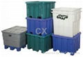 rotomolding industrial bins