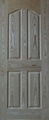 Natural Ash Veneered HDF Molded Door