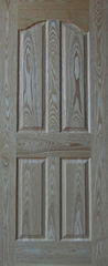 Natural Ash Veneered HDF Molded Door Skin