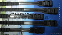 Black nylon cable ties