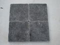 Blue limestone honed and tumbled tile 5