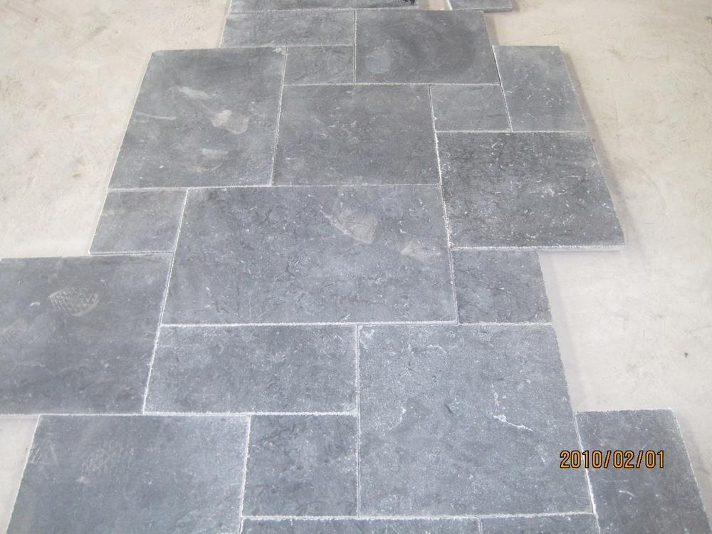 Black limestone tile 2