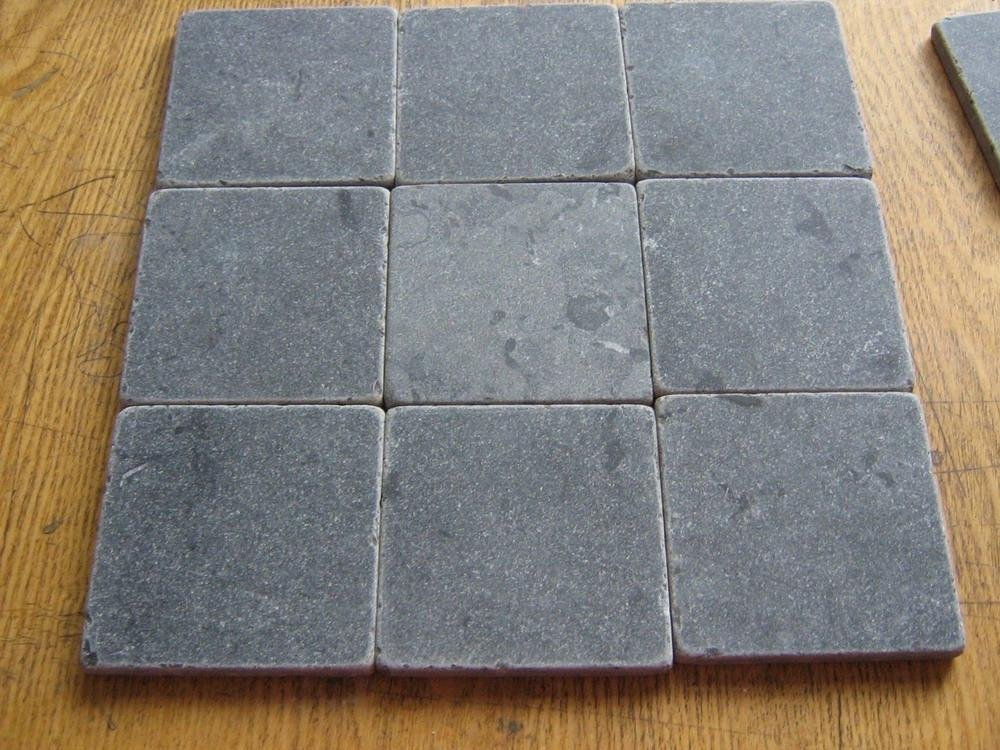 Black limestone tile 3