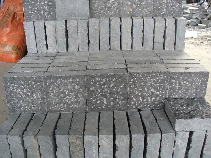 Black basalt G684 tile 3
