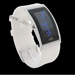 silicone odm led sport watch