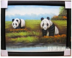 Animal painting,  the panda