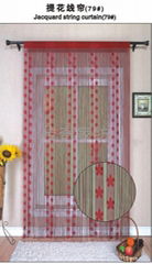 jaquard string curtain