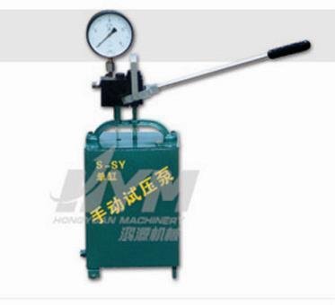 simplex manual hydraulic test pump