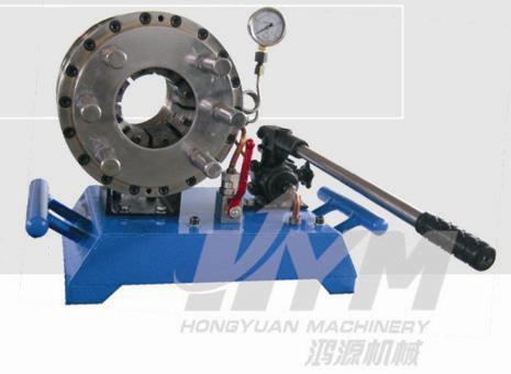 Manual hose crimping machine