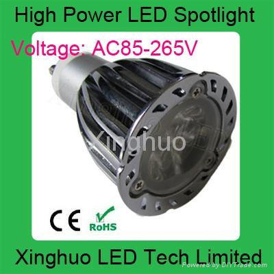 3*2W GU10 LED spotlight 2