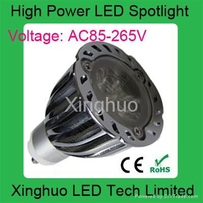 3*2W GU10 LED spotlight 4