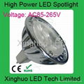 3*1W MR16 LED spot light 4