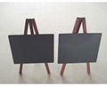 Small wood blackboard with three legs 1