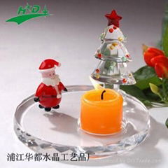 crystal candlstick/candle holder HD-T001
