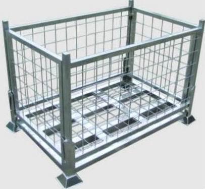 Wire mesh turnover box 4