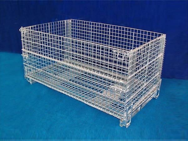 Wire mesh turnover box 5