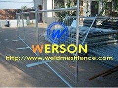 Temporary Fencing From Werson Security Fencing System