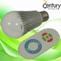 dimmable and CCT adjust led bulb lamp