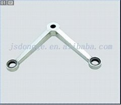 Two-arm spider fitting for glass curtain wall (90 degrees)