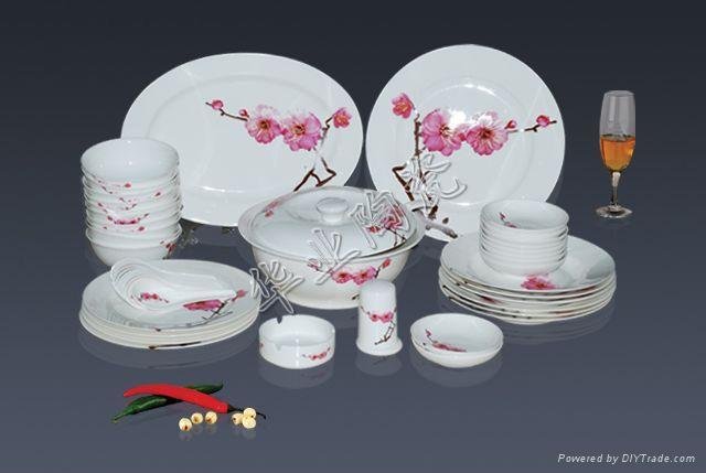 Bone china tableware sets 4