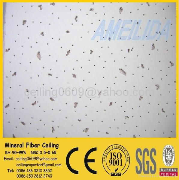 Acoustic Mineral Fiber Ceiling Tiles