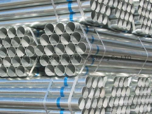 Galvanized ERW steel pipe 2