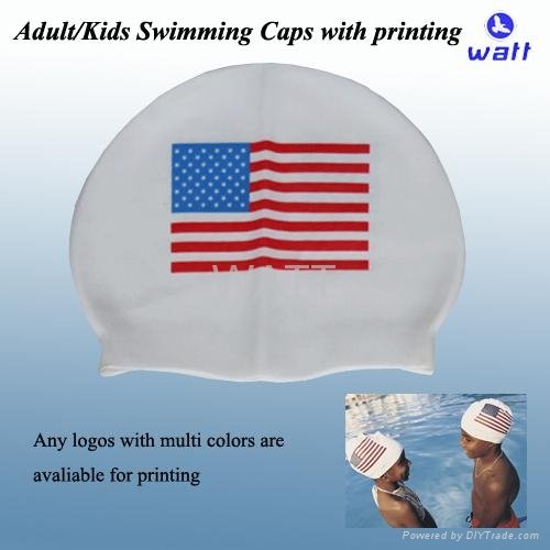 swimming hat silicone swimming cap 5