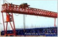 Single girder gantry crane with hook for