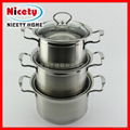 stainless steel 6 pcs cookware set 3