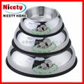 stainless steel pet bowl