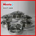 Stainless Steel 12pcs cookware sets 1