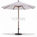 Wooden Outdoor Patio Umbrella