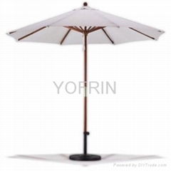 Wooden Outdoor Patio Umbrella