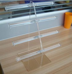 acrylic 4 tiers jewelry T bar