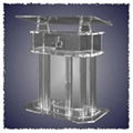 acrylic lectern