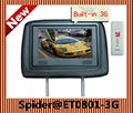 EVER SPEED 3G Interactive taxi headrest advertising screen 1