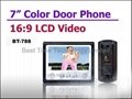 7'' color video door phone