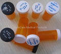 child-resistant medicine vials Pop Top cap Squeeze top 1