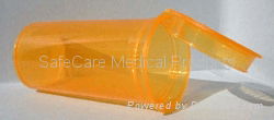 bottle vials Squeeze Pop Top style Ember color