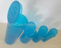 Hinged Cap PP Vials Plastic Pop Top Bottles FDA Quality