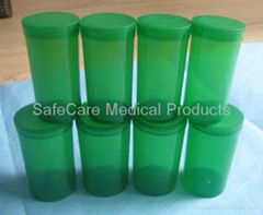 hinged Medicine Pop Top bottle With Child-resistant Cap