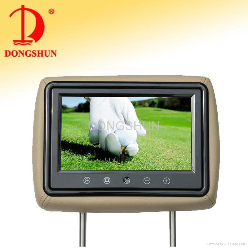 9 inch touch button headrest monitor